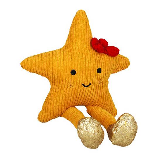 Plush Christmas Yellow Star Shelf Sitter *ETA Nov